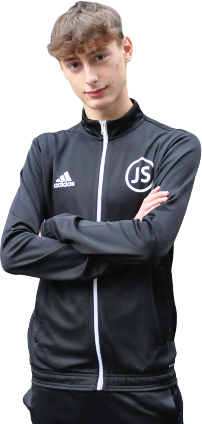 Felpa ZIP lunga nero